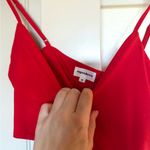 superdown NWT Revolve Darcey Ruched Cutout Red Mini Dress Sleeveless M Photo 4