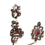 Gorgeous Boho Style Gold Plated Double Finger Adjustable Ring Photo 1