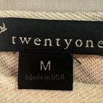 Twenty One 2000s Y2K  Cream Red Floral Asymmetrical Top Sz M Fairy Grunge Emo Alt Photo 4