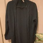 Amazon Chunky Knit Black Cardigan Photo 0