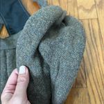 Vintage The Down East Co. Wool Fabric Shoulder Bag Retro Gray Photo 9