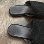 Seychelles  Black Suede‎ Quilted Slip On Mules Women’s Size 6.5 Photo 6