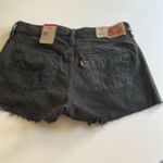 Levi's  501 ORIGINAL FIT HIGH RISE WOMEN'S SHORTS - BLACK, size 33, NWT Photo 3