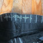 Vanilla Star Jeans black and white striped mini skirt Photo 3