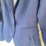 H&M Fitted Blazer Blue Womens Size 4 Photo 2