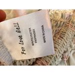 For Love Bell Puff Sleeve Smocked Floral Mini Dress Ruffles Size Medium Pink Photo 11