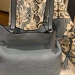 Coach Bag Shoulder Leather Blue Photo 6