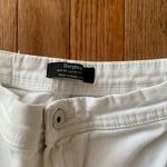 white Bershka flare wide leg jeans Size 4 Photo 4