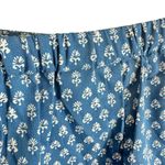 Haute Hippie Blue White Drawstring Waist Lightweight Satin Pajama Shorts Size M Photo 4