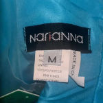 NWT Narianna Corset Back Strapless Blue Tulle Babydoll Dress M Green Size M Photo 13