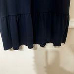 Tommy Hilfiger  | Navy Blue Ruffle Bottom Shift Dress | Size Small Photo 6