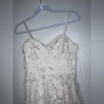 Thirty Thirty Elegant Cream Maxi Dress with Floral Accents Size XS Photo 6