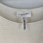 Soma WKND Intimates Eco Yarn Boatneck Long Sleeve Ivory Sweater Open Knit Soft Photo 2