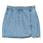 LIONESS Denim Jean High Waist Mini Skirt Small Photo 0