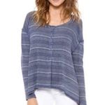 We The Free Slinky Hacci Striped Oversized Henley Photo 0