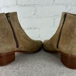 J.Crew  Walker Side Zip Tan Suede Leather Booties Women’s Size 8.5 Photo 4