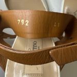 Valentino Garavani Macrostud Rockstud High Heel Sandals Tan White Open Toe 41 Photo 15