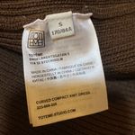 TOTÊME Ribbed Curved Compact Knit Midi Dress size S Photo 6