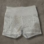 Zobha Beige High-Waisted Biker Shorts Photo 0