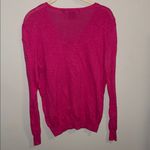 Ralph Lauren  Sport Vibrant Pink Knit V Neck Sweater Photo 3
