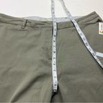 Duck head  Stretch Twill Pant Womens Size 18‎ Green Pockets Preppy NEW Photo 7