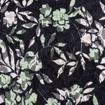 j.t.b. Floral Mesh Top L Black Green White V Photo 4