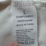 Women's Long Sleeve Fitted Sports Zip Up Jacket White Size L Photo 12