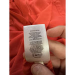 EXPRESS  Women Red Long Sleeve Shirt Size Small Button Down Polyester Lightweight Photo 10