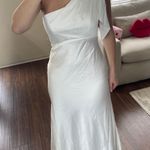 Mac Duggal SATIN ONE SHOULDER MIDI DRESS Photo 9