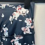 Beyond Yoga Women's Lux High Rise Leggings Black Floral Soft Silky Stretch Small Photo 2