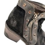 Fly London  Black Suede Duke Studded Women's Boots Booties Size 39 / 8 - 8.5 Photo 1