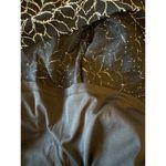 Alfani Dress Womens 18 Black White Embroidered Short Sleeve Fit And‎ Flare Mini Photo 7