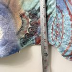 Y2K Keren Hart Medium Colorful Abstract Print Blazer Jacket Wearable Art‎ Funky Blue Photo 6