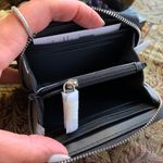 Kate Spade Authentic Glitter Leather bow w crystal zip around wallet Photo 5