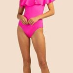 Trina Turk ππ Monaco One Piece Bandeau ~ Pink Pop 2 NWT Photo 0