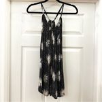 Billabong Del Sur Mini Romper Black White Polka Dot Palm Leaf Print sz XS Photo 6