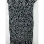 Candlelite Dress 2X Navy Lace Overlay Maxi Plus‎ Formal Evening Special Occasion Blue Photo 5
