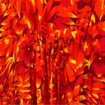 Scarlett Vintage  Orange Floral Button Front Midi Dress Women’s 14 1990s Summer Photo 6