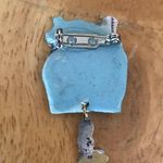 Bunny Rabbits Pin Brooch Handmade Vintage Easter Photo 7