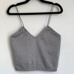 Free People NEW  Skinny Strap Seamless Brami in Heather Gray Photo 1