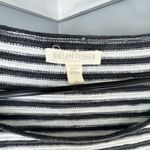 Eileen Fisher  Sz 1x Relaxed Fit Striped Sweater  Organic Linen Cotton Thin Knit Photo 1