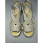 Fly London Gored Cross Band Rale Wedges Silver - Size 39 US 8.5 Photo 2