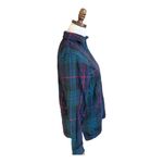 Ralph Lauren Lauren‎  Women Wool Plaid Zip Up Jacket Size Petite Small Blue Green Photo 1