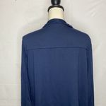 Annabelle Cardigan Women's Size 2XL Zip Pocket Navy Stretch Photo 6