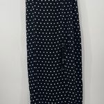 Free People NEW  Midi Skirt Size 2 Cutie Crossing Black Polka Dot Ruched NWOT Photo 14