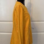 Lena Gabrielle orange faux Suede zip up jacket- size 10. New Photo 1