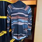 LuLaRoe  Amber Lightweight Striped Multicolor Hoodie Size XS Photo 1