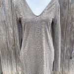 ZARA  Trafaluc Body Con Long Sleeve Dress Size L Photo 2