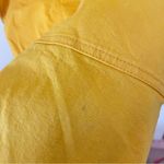 Diane Von Furstenberg  Sleeveless A-Line Zip Belted Denim Dress in Yellow Size 4 Photo 6