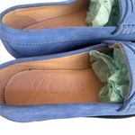 J.Crew  delphinium blue suede Winona lug sole penny loafers 5.5 Photo 6